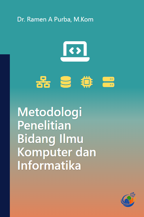 Sampul buku Metodologi Penelitian Bidang Ilmu Komputer dan Informatika terbitan Asosiasi Informatika Sumatera Utara