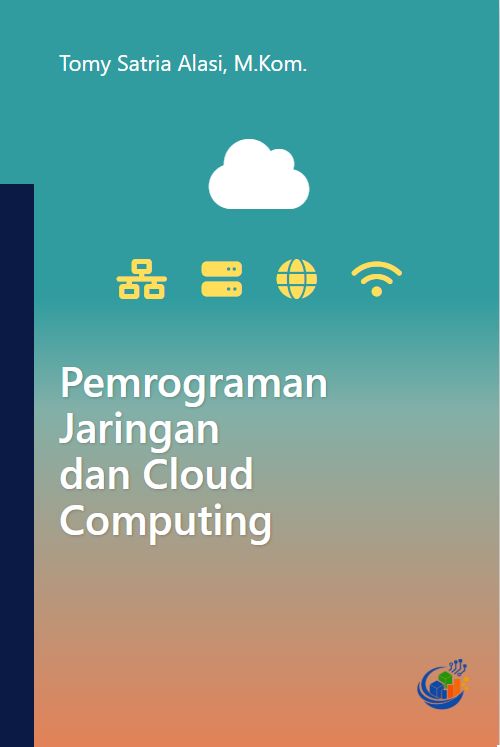 Sampul buku Pemrograman Jaringan dan Cloud Computing terbitan Asosiasi Informatika Sumatera Utara