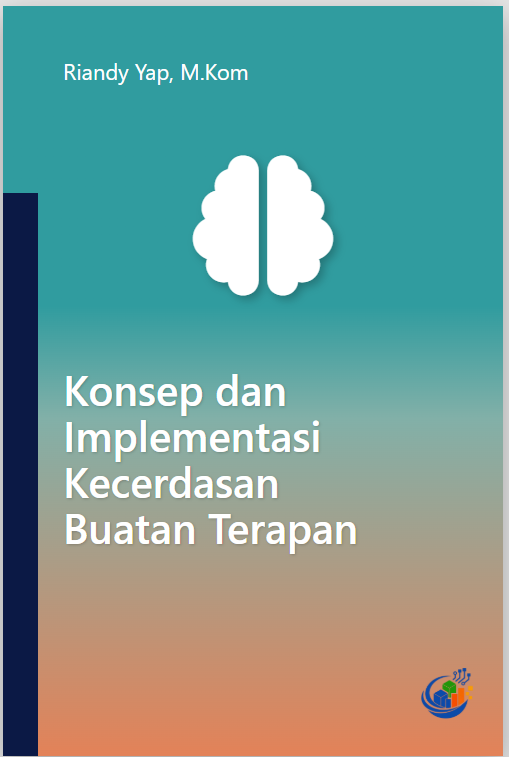 Sampul buku Konsep dan Implementasi Kecerdasan Buatan Terapan terbitan Asosiasi Informatika Sumatera Utara